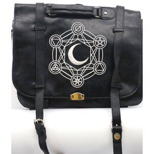 Restyle Gypsy Gothic Dark Magic Witchcraft Moon Messenger Expandable 3 Way Bag